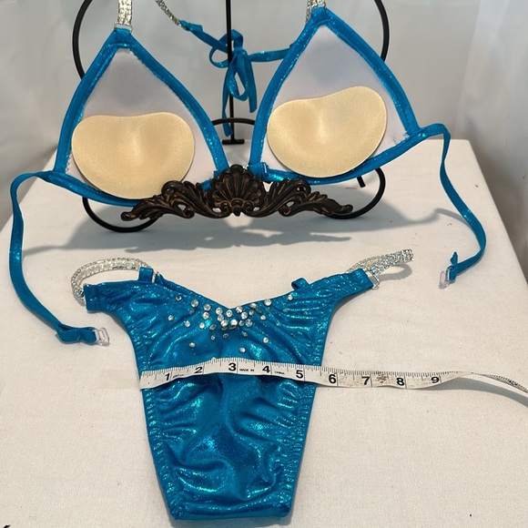 Npc competition Figuresuit turquoise handmade34 B small bottom handmade - Picture 4 of 6